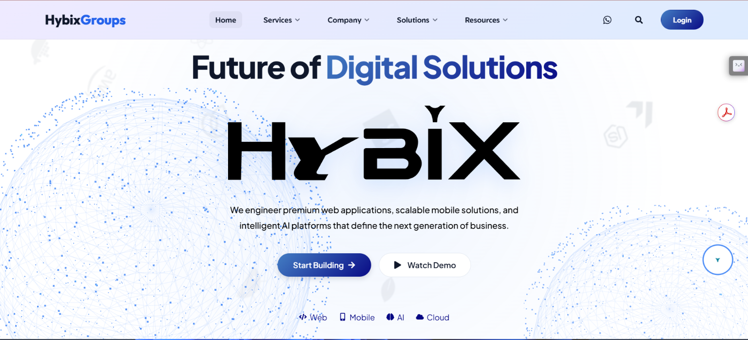 HYBIX Groups Digital Platform