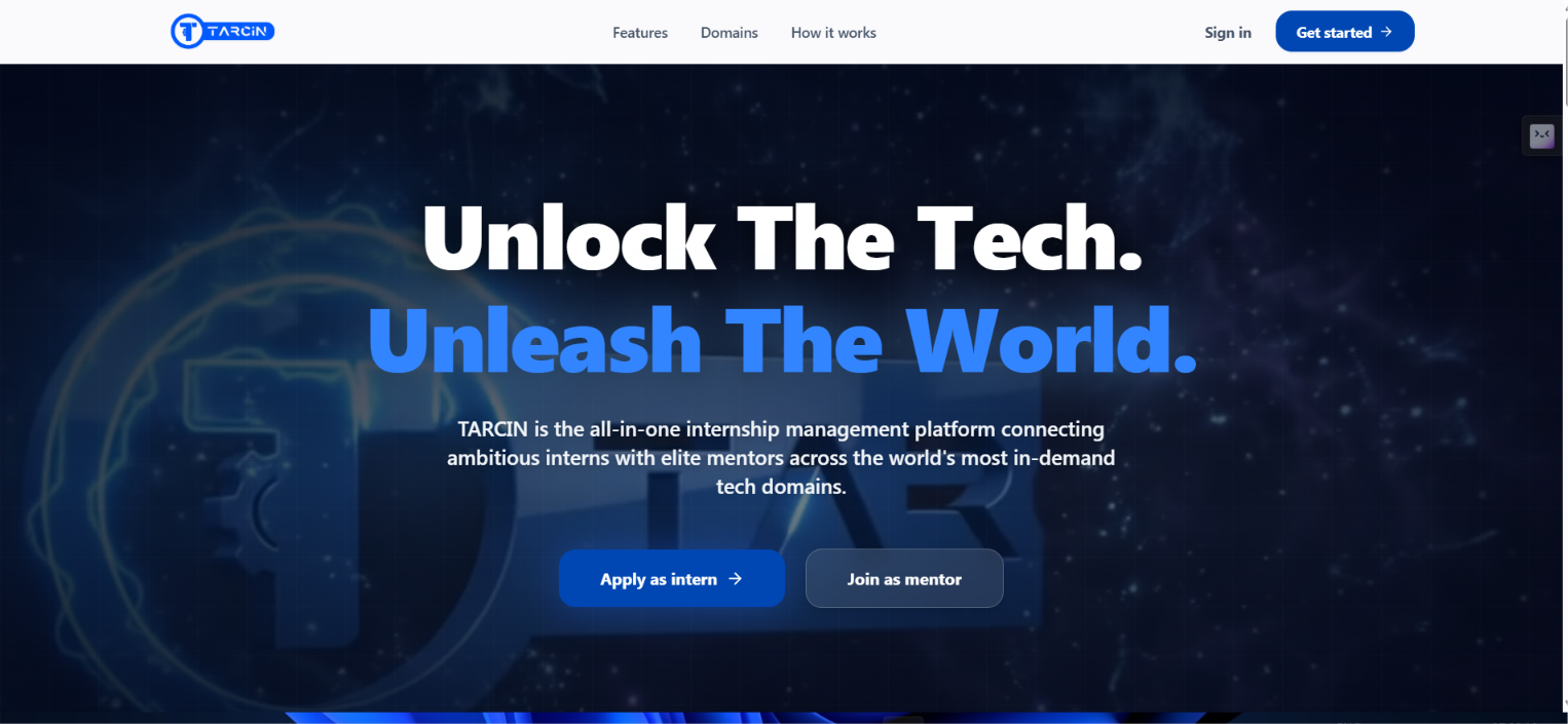 TARCIN Intern Portal